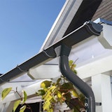 Skan Holz Metall Regenrinnen-Set für Carport Taunus Gr. 1+2Zubehörbild