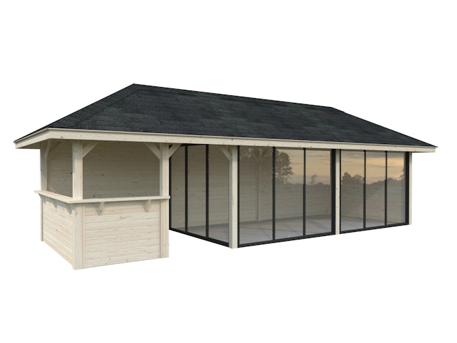 Palmako Pavillon Bianca 24,9 m² Set 219 Slide