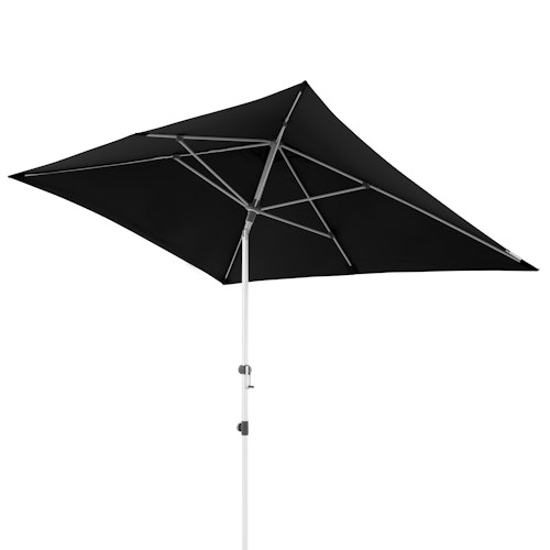 doppler Mittelmastschirm EXPERT 300 x 200 Auto-Tilt, Aluminium Silber / 100 % Polyester 180 g/m²