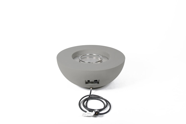 Gardenforma Gas Feuerstelle Roca in grauer Betonoptik