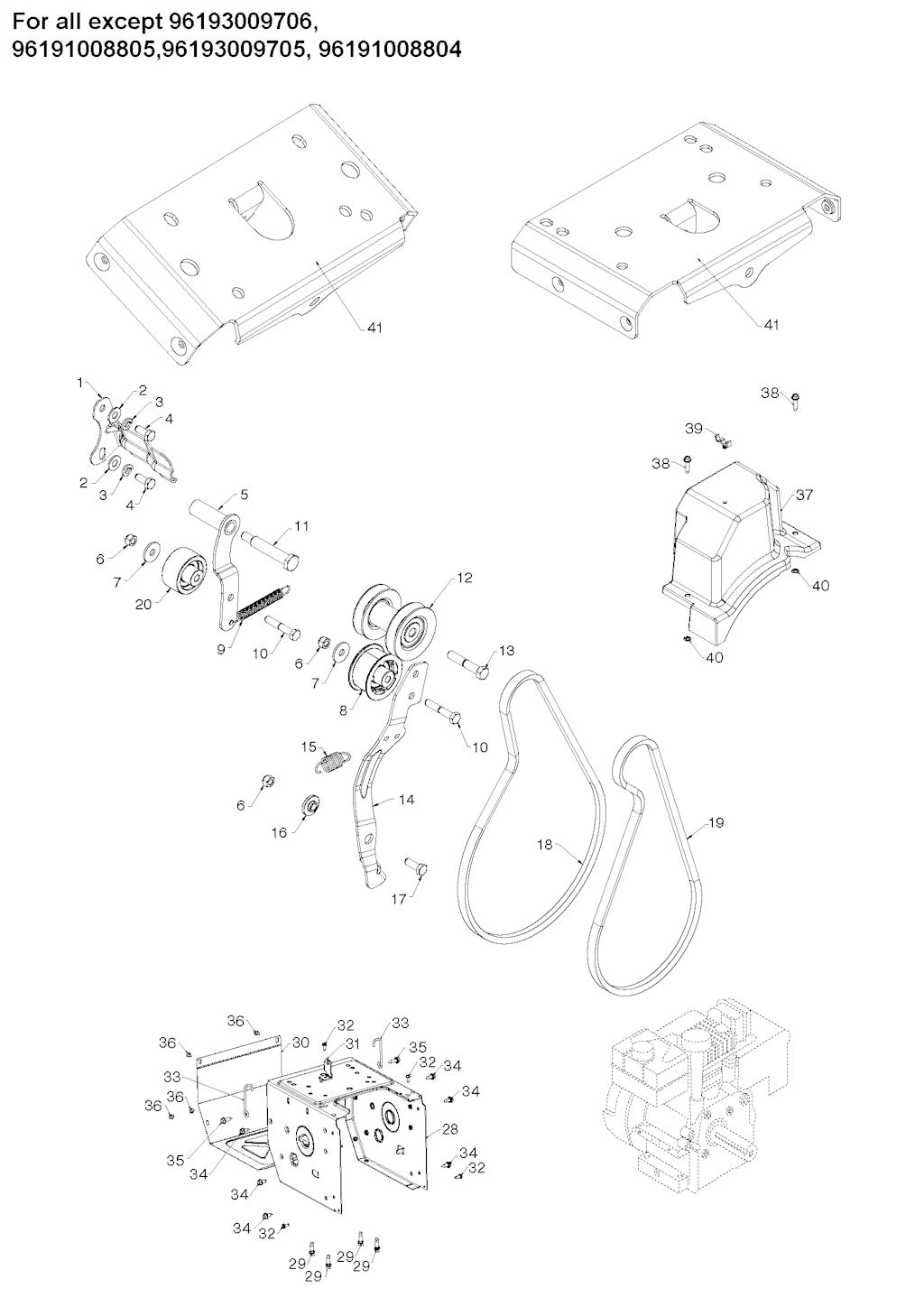 Explosionszeichnung Ersatzteile