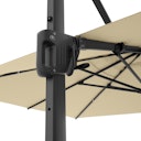 Vorschaubild doppler Pendelschirm LIFE 300 x 400 Side, Aluminium Anthrazit / 100 % Polyester 180 g/m² 