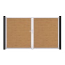 Vorschaubild GroJa BasicLine Schmal Doppeltor Rahmen Aluminium EV1 3000 x 1800 mm