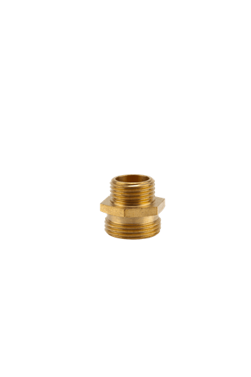 Gardena Messing-Reduzier-Gewindenippel 26,5 (G3/4)-AG / 21 mm (G1/2)-AG