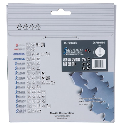 Makita Sägeblatt 190x1,45x20, 45Z EFFICUT B-68638