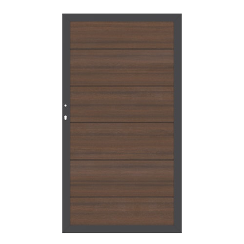 TraumGarten System WPC Platinum XL Universal-Einzeltor