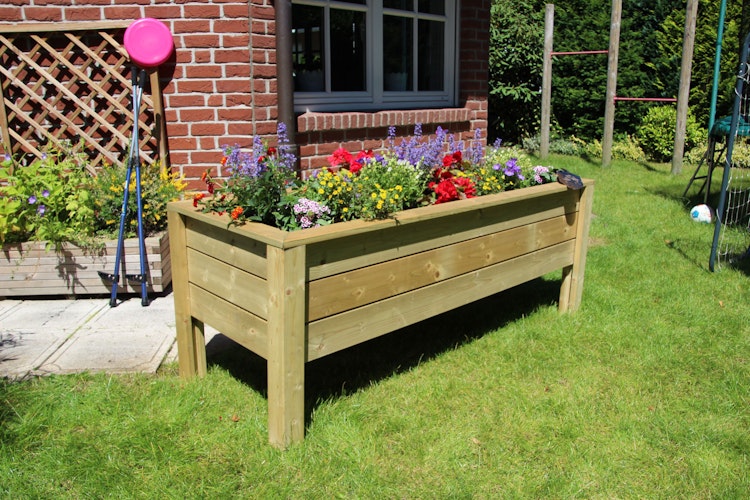 T&J JENS Hochbeet B 192 x T 72 x H 72 cm, inkl. Folieneinsatz