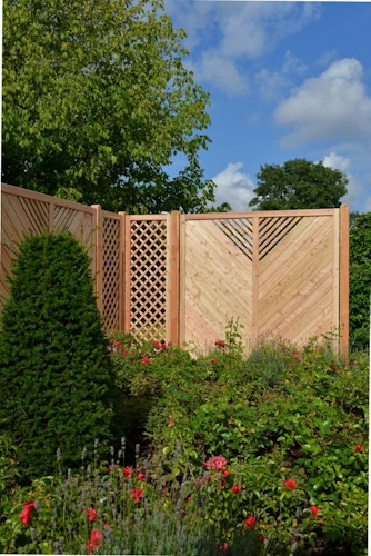 OSMO Sichtblende Skagen - mit Rankgitter 59x178 cm - Lärche UV-Schutz