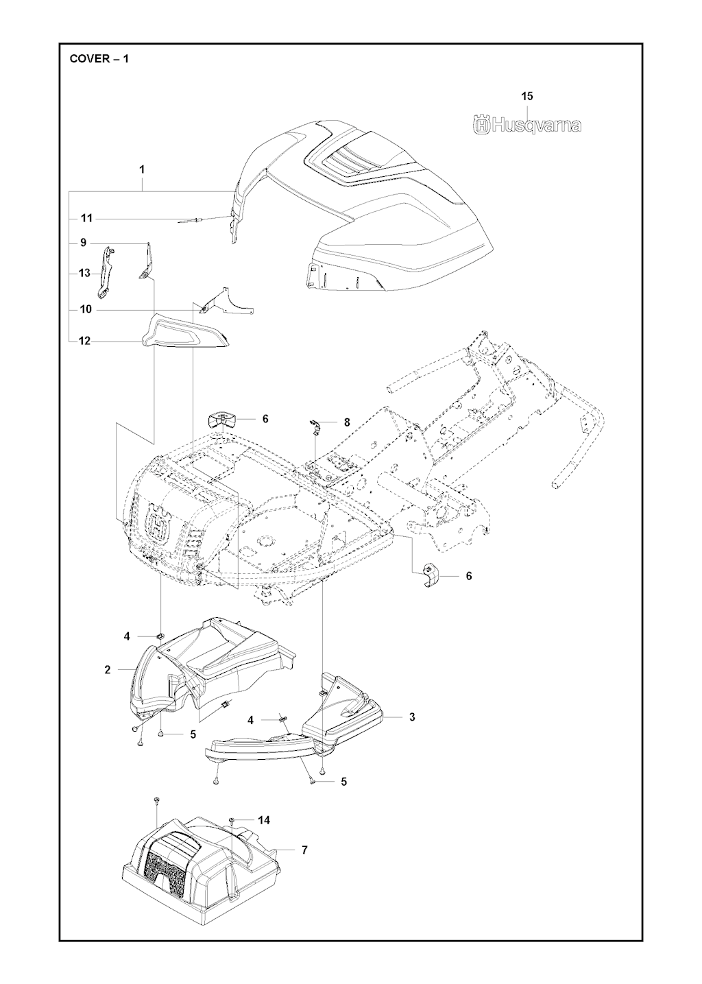Explosionszeichnung Ersatzteile