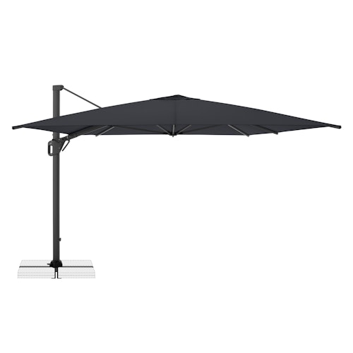 doppler Pendelschirm LIFE 300 x 400 Side, Aluminium Anthrazit / 100 % Polyester 180 g/m² 