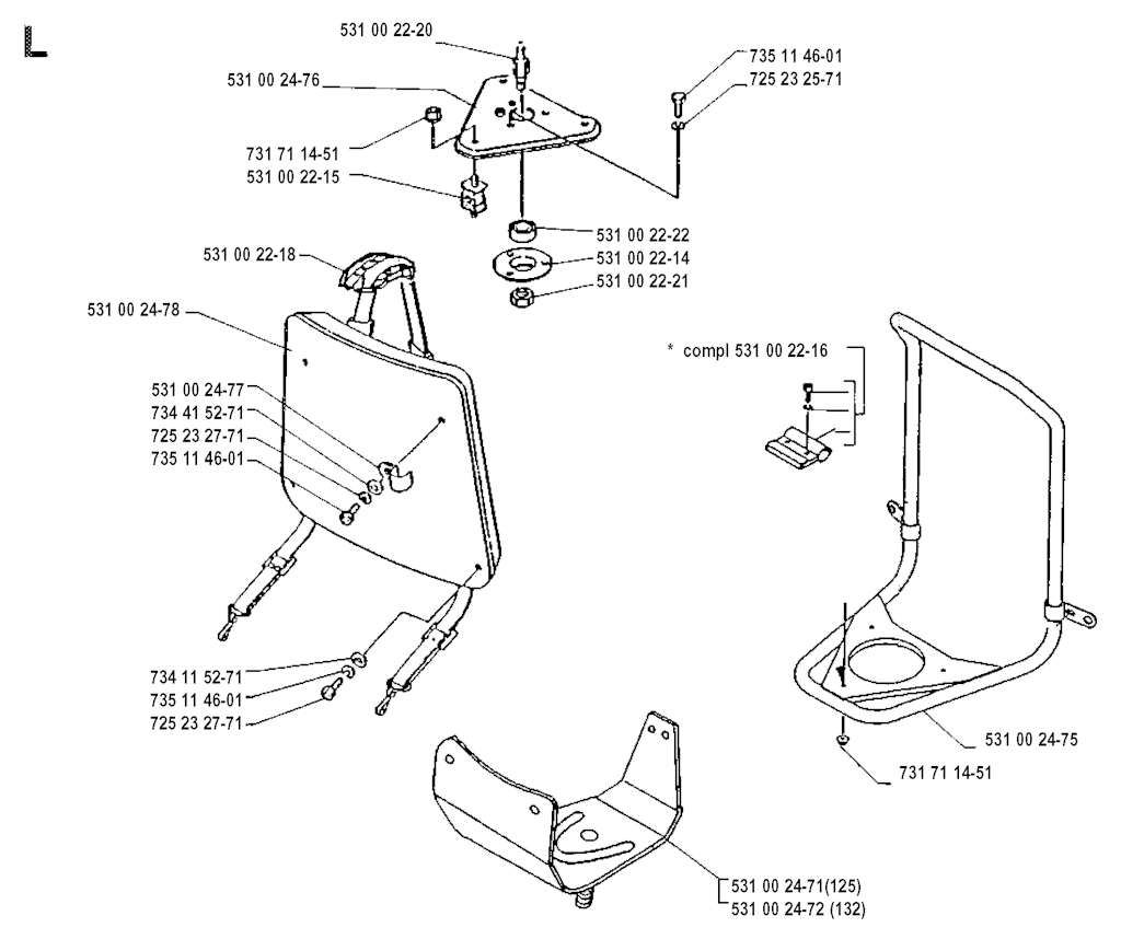Explosionszeichnung Ersatzteile