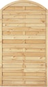 Vorschaubild T&J MAXI BOGEN Lamellenzaun 100 x 180/160 cm