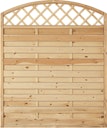 Vorschaubild T&J MAXI BOGEN RANK Lamellenzaun 150 x 180/160 cm