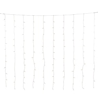 Konstsmide LED Lichtervorhang bernstein 140x120cm