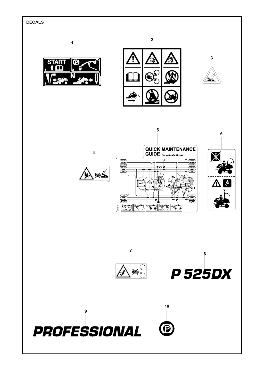 Explosionszeichnung Ersatzteile