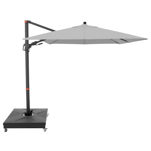 doppler Pendelschirm myZONE 210 x 210, Aluminium Anthrazit / 100 % Polyester 180 g/m²