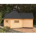 Vorschaubild Wolff Finnhaus Grillkota 9 de luxe mit Anbau