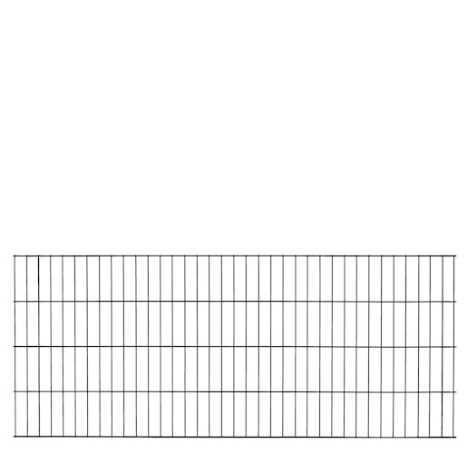 dz Zaunset PICO 6/5/6 Pfosten VAP mit Profilabdeckschiene