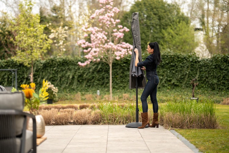 Winza Outdoor Covers Premium Schutzhülle für Marktschirm bis Ø 400 cm, 220 x 40 cm - Abverkauf