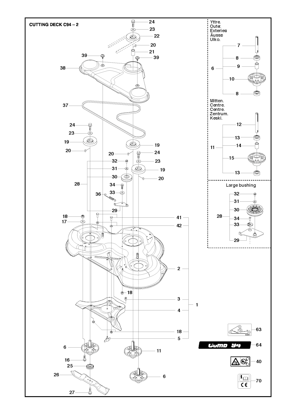 Explosionszeichnung Ersatzteile