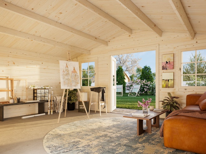 Palmako Gartenhaus Klara 17,0 m² - 28 mm