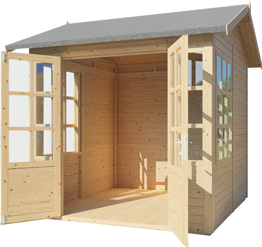 Bertilo Gartenhaus Teahouse - 19 mm