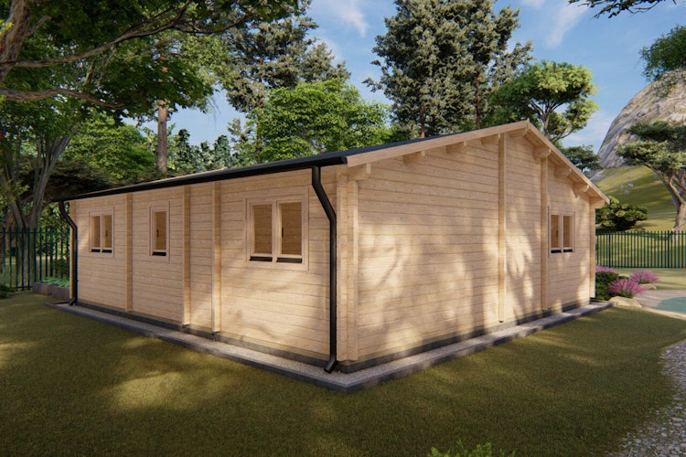 Wolff Finnhaus Ferienhaus Narvik 72 - 68 mm