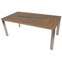 Vorschaubild Garden Pleasure Gartenmöbel Set FLORENCE 13, Tisch 192 x 100 + 6 Hochlehner, Aluminium / Nonwood / Polyrattan