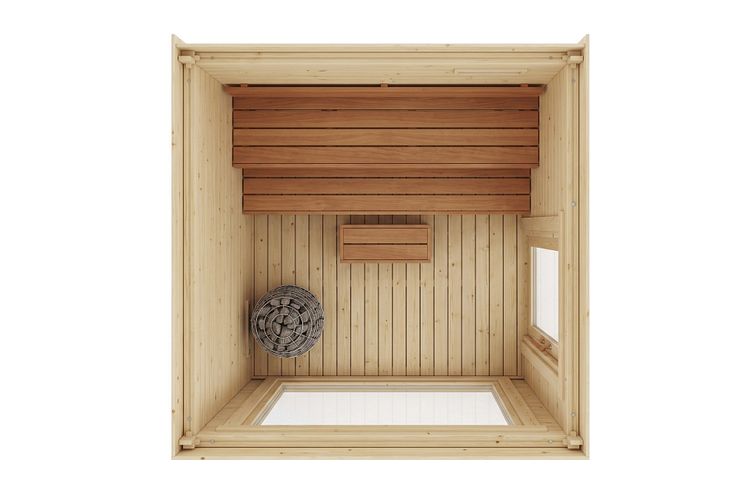 Wolff Finnhaus Saunahaus Clara 2323 - 70 mm