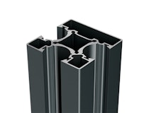 dz VIDUAL Steckzaun-Mittelpfosten 90 x 90 mm mit ZubehörZubehörbild