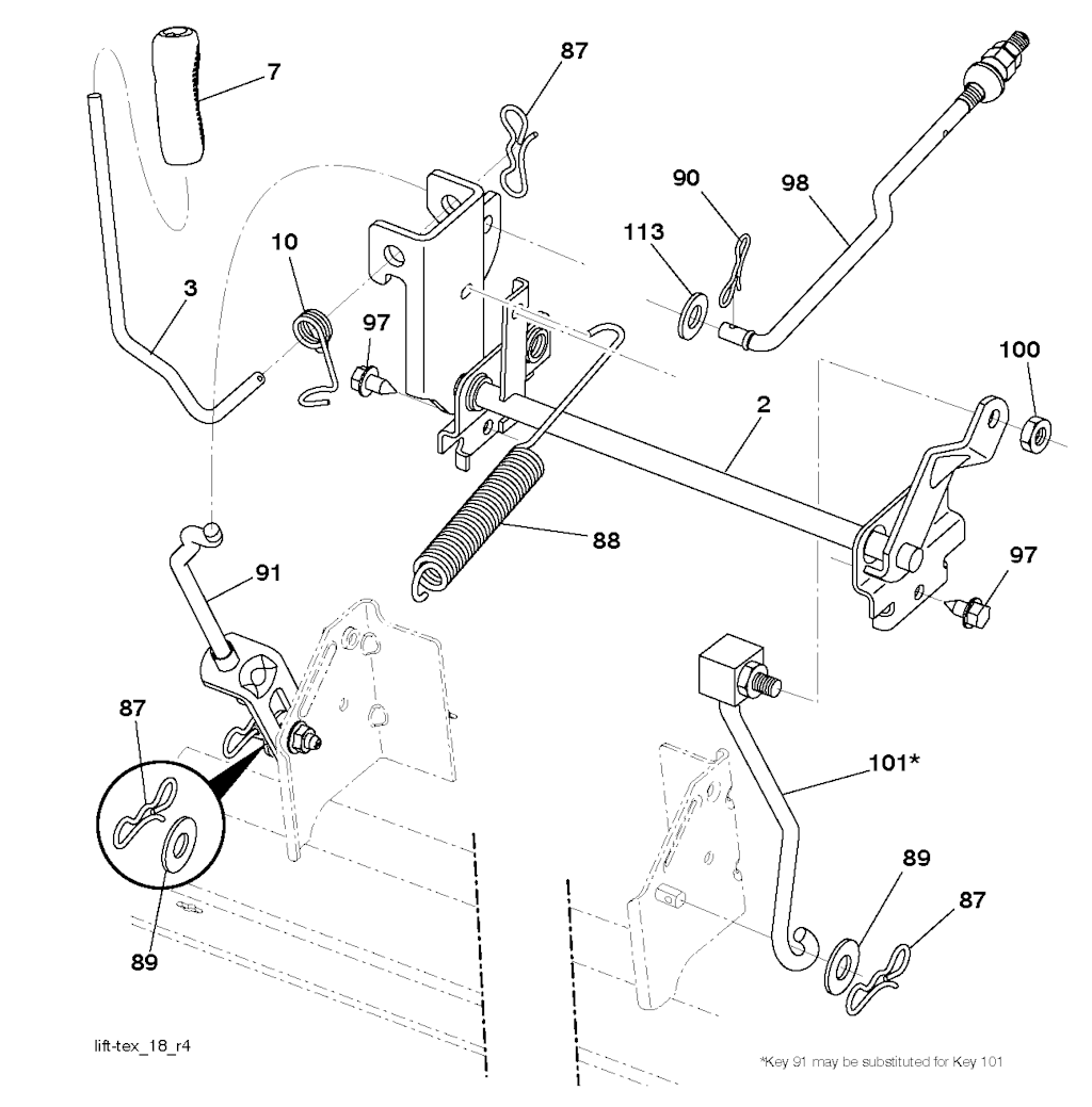 Explosionszeichnung Ersatzteile