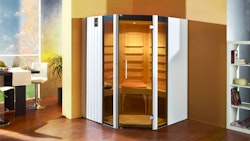 Weka Infrarotkabine Osby Eck inkl. Flächenstrahler