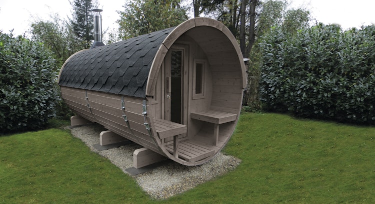 Wolff Finnhaus Saunafass Fasssauna 400 (2-Raum)