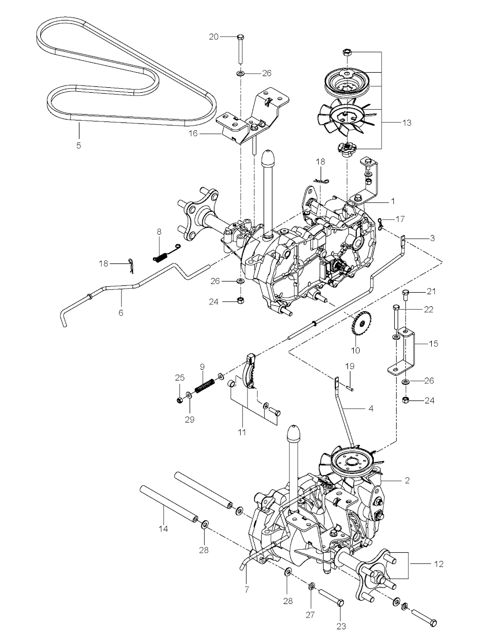 Explosionszeichnung Ersatzteile
