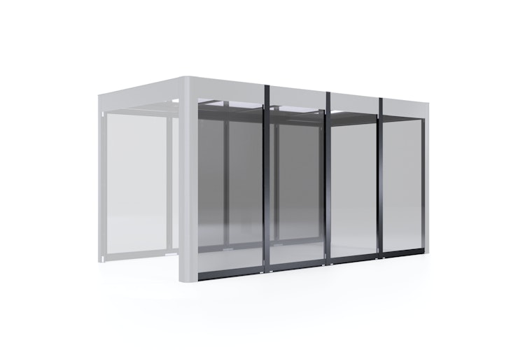 SunElements Wandelement SunCover Modern - 6 mm Acrylglas getönt