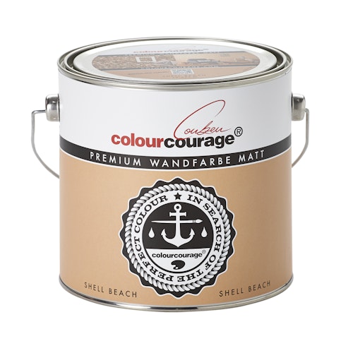 colourcourage® Premium Wandfarbe matt Shell Beach