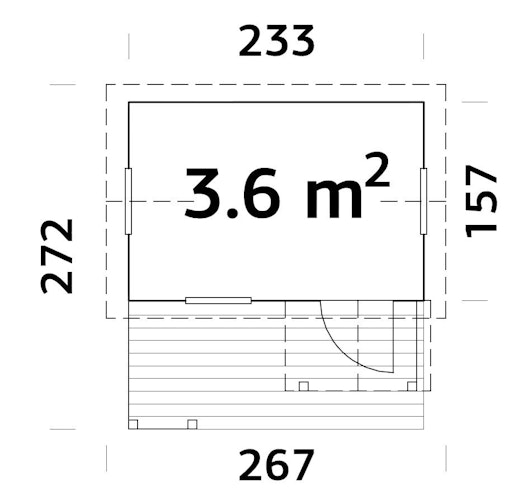 Palmako Kinderspielhaus Otto 3,6 m²