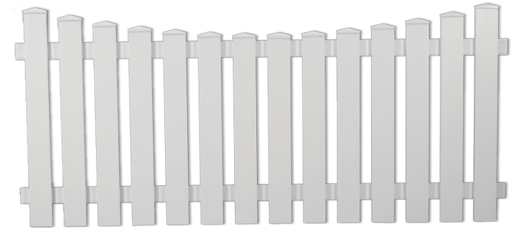 T&J LIGHTLINE Kunststoff Vorgartenzaun