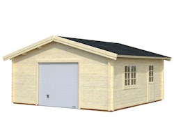 Palmako Garage Roger 27,7 m² - 70 mm - mit Sektionaltor