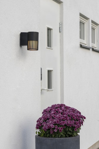 Konstsmide Wandleuchte Pistoia wall E27 schwarz (7357-752)