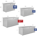 Vorschaubild B-Ware Biohort Freizeitbox - 160 x 79 x 83 cm (Größe 160 HIGH) - dunkelgrau-metallic 