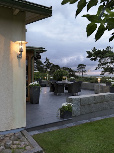 Konstsmide Wandleuchte Mode, galvanisiert, klares Polycarbonatglas (660-320)