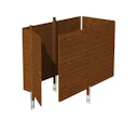 Vorschaubild Skan Holz Abstellraum C1 für Carports - Profilschalung