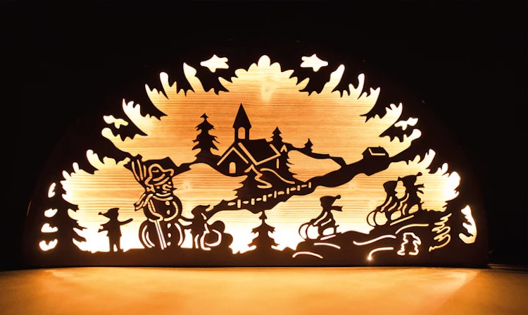 Badeko Schwibbogen „Robin“ inkl. LED-Beleuchtung 