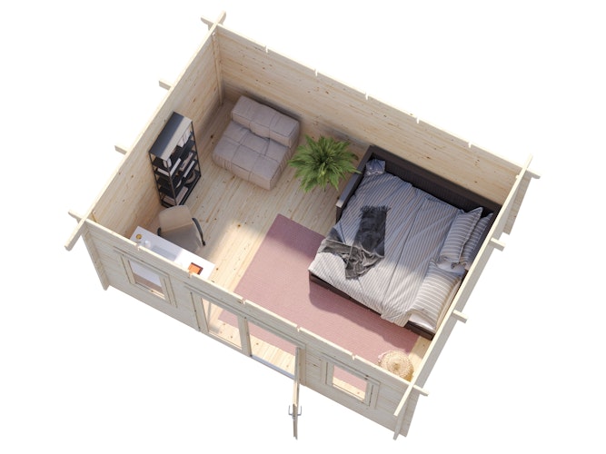 Palmako Gartenhaus Lisa 14,2 m² - 44 mm