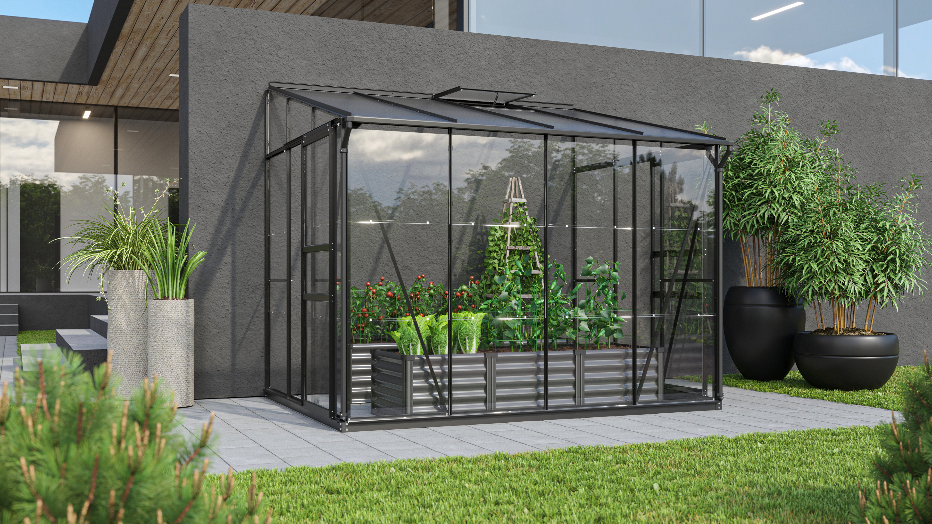 Vitavia Gewächshaus Osiris/Ida 5200 inkl. 1 Dachfenster - 5,2 m²