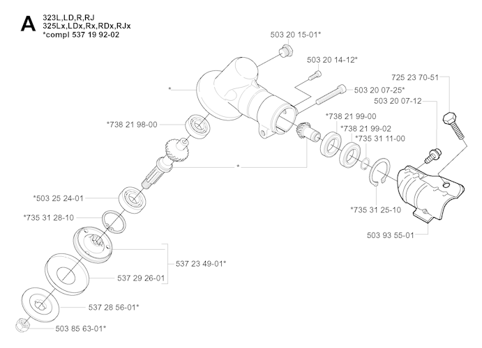 Husqvarna Motorsensen/Freischneider 20051800001 325Rx