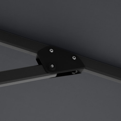 doppler Pendelschirm LIFE 300 x 400 Side, Aluminium Anthrazit / 100 % Polyester 180 g/m² 