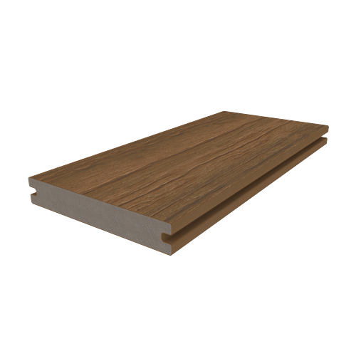 NewTechWood Deluxe Vintage WPC-Terrassendiele Massiv Teak  23 x 138 mm