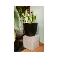 Wikholm form Design Pflanzgefäß / Blumentopf schwarz ⌀ 37 x H 32 cm